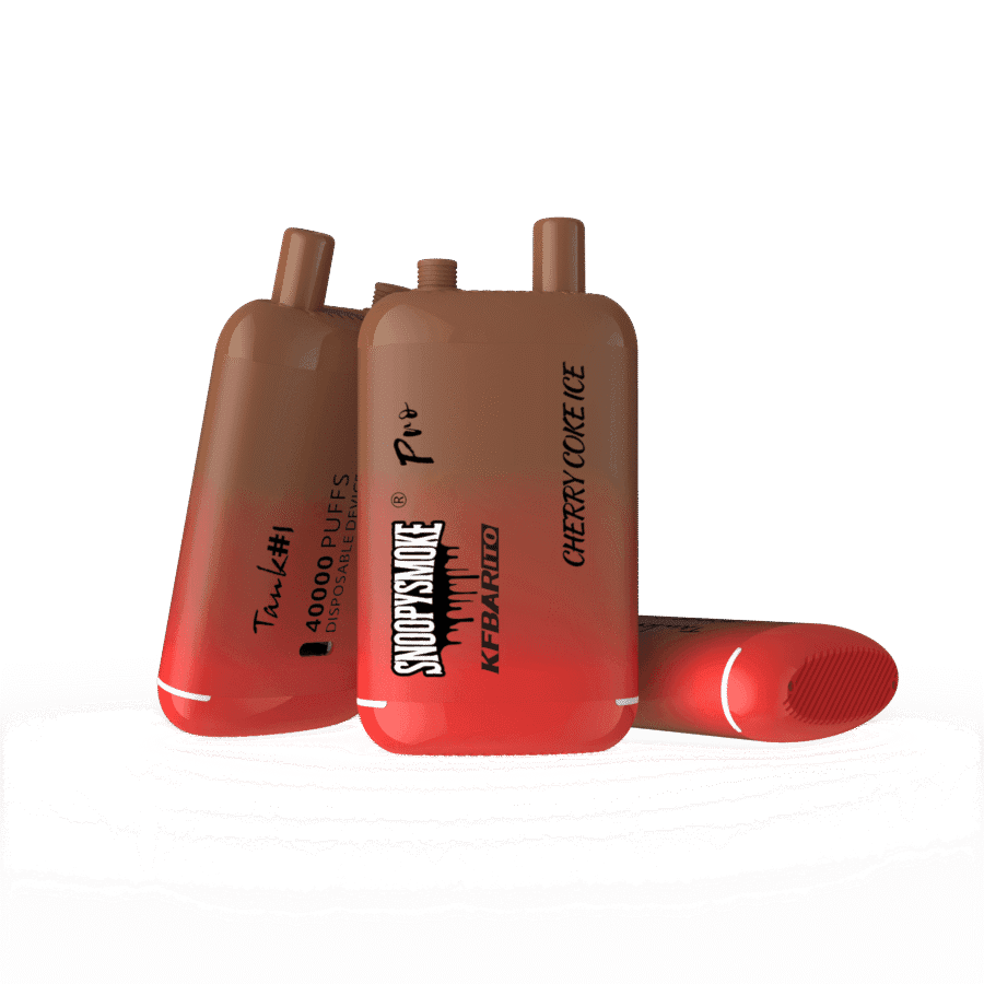 KFBARITO SNOOPYSMOKE 40K Puffs dual flavors cherry coke ice disposable vape