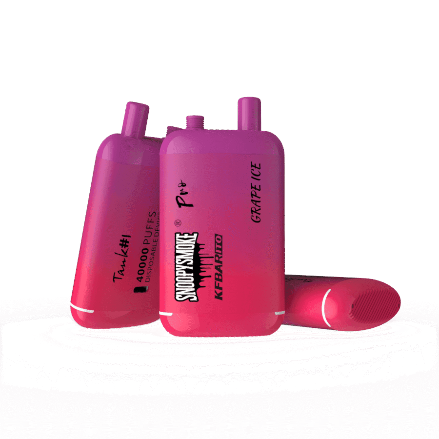 KFBARITO SNOOPYSMOKE grap ice 40K the best dual tnak disposable Vape