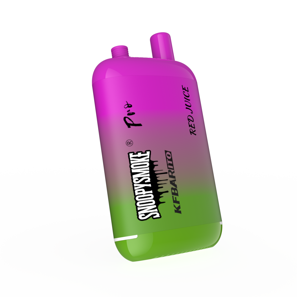 KFBARITO & SNOOPYSMOKE premium dual tank disposable 40K puffs vape Red Juice flavor - available in our online shop
