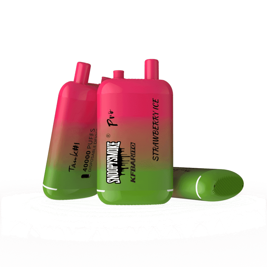 KFBARITO SNOOPYSMOKE extra tank 40K Puffs Strawberry Ice dual tank design disposable vape